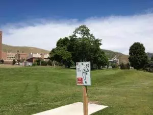 Teeing Area at University of Utah Disc Golf Course