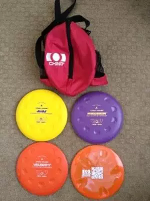 Ching Jam Bag and Golf Discs