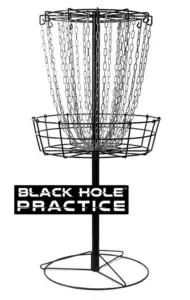 BlackHolePractice Portable Disc Golf Baskets